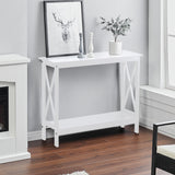 X-Design Console Tables 2 Tier Entrance Sofa Table Bookshelf Entryway Table Console Table Living and Home 