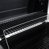 Charcoal Grill Barrel Wide 114.5cm w/ Side Shelves Garden BBQ Grill Living and Home 