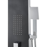 Bathroom Thermostatic Black Shower Tower Panel Bathroom Shower Living and Home 