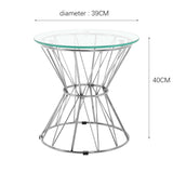 Round Coffee Table End Table Side Table for Living Room Bedroom End Table Living and Home 