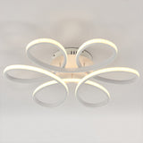 Floral 6 Rings Modern LED Ceiling Light Dimmable with Remote Control Ceiling Light Living and Home 