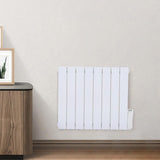 2000W Oil Filled Electric Radiator Heater Wall Mounted or Portable with LCD Thermostat Space Heaters Living and Home 