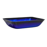 Gold Bathroom Artistic Vessel Sink Tempered Glass with Drain Bathroom Sinks Living and Home 