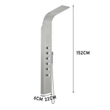 Bathroom Silver Stainless Steel Shower Tower Panel Bathroom Shower Living and Home 