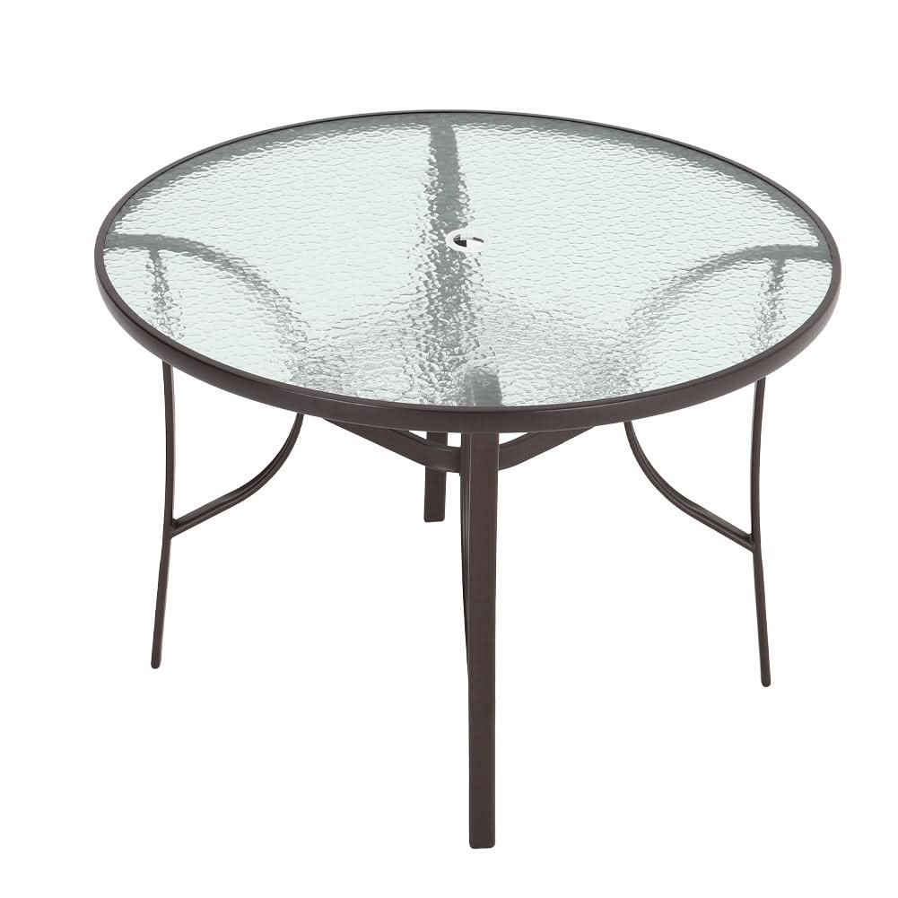 2 4 6 Seater Garden Round Table Umbrella Hole or Outdoor Chairs