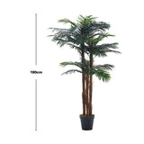 Artificial Palm Tree with Polyester Material and Bendable Stems Artificial Plants Living and Home 