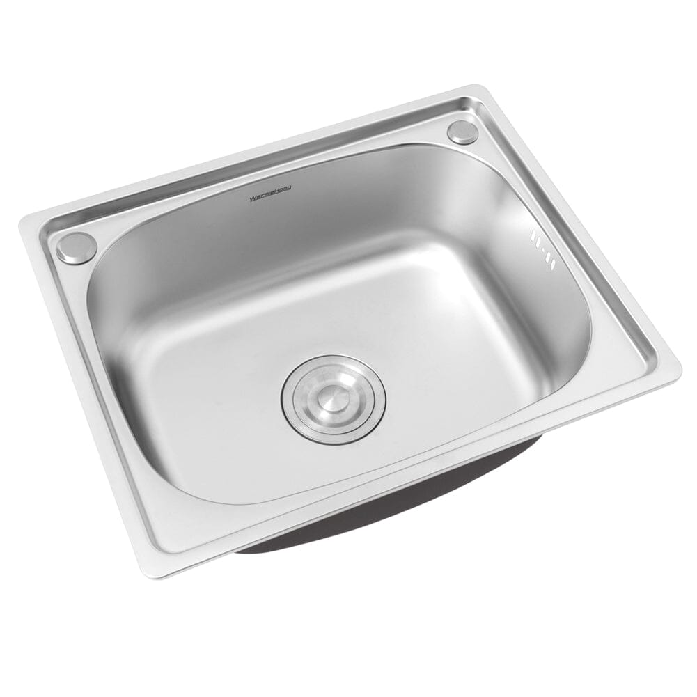 Stainless Steel Kitchen Sink Single Bowl Catering Sink Kitchen Sinks Living and Home 