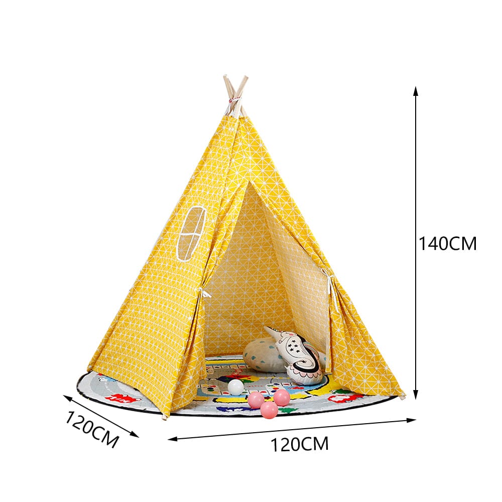 Children Indian Tent Teepee Kids Indoor Play House, CD0069 Living and Home 