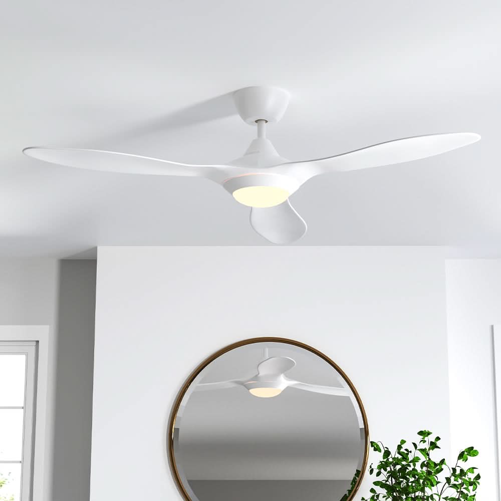 52 inch Reversible Ceiling Fan W Light Remote Control 3 5 Blades 5 Speed Timer
