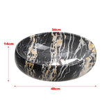 Marble Bathroom Sink Oval Vessel Sink with Drain Stopper Bathroom Sinks Living and Home 
