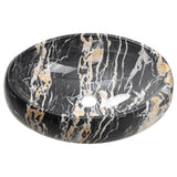 Marble Bathroom Sink Oval Vessel Sink with Drain Stopper Bathroom Sinks Living and Home 