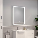 LED Bathroom Mirror Rectangular Wall Mount Mirror Cabinet Bathroom Mirror Cabinets Living and Home 