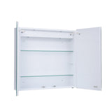 Double Door Bathroom Mirror LED Frameless Mirror Cabinet Bathroom Mirror Cabinets Living and Home 