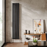 160cm H Vertical Single Panel Heater 1064W Anthracite Radiator