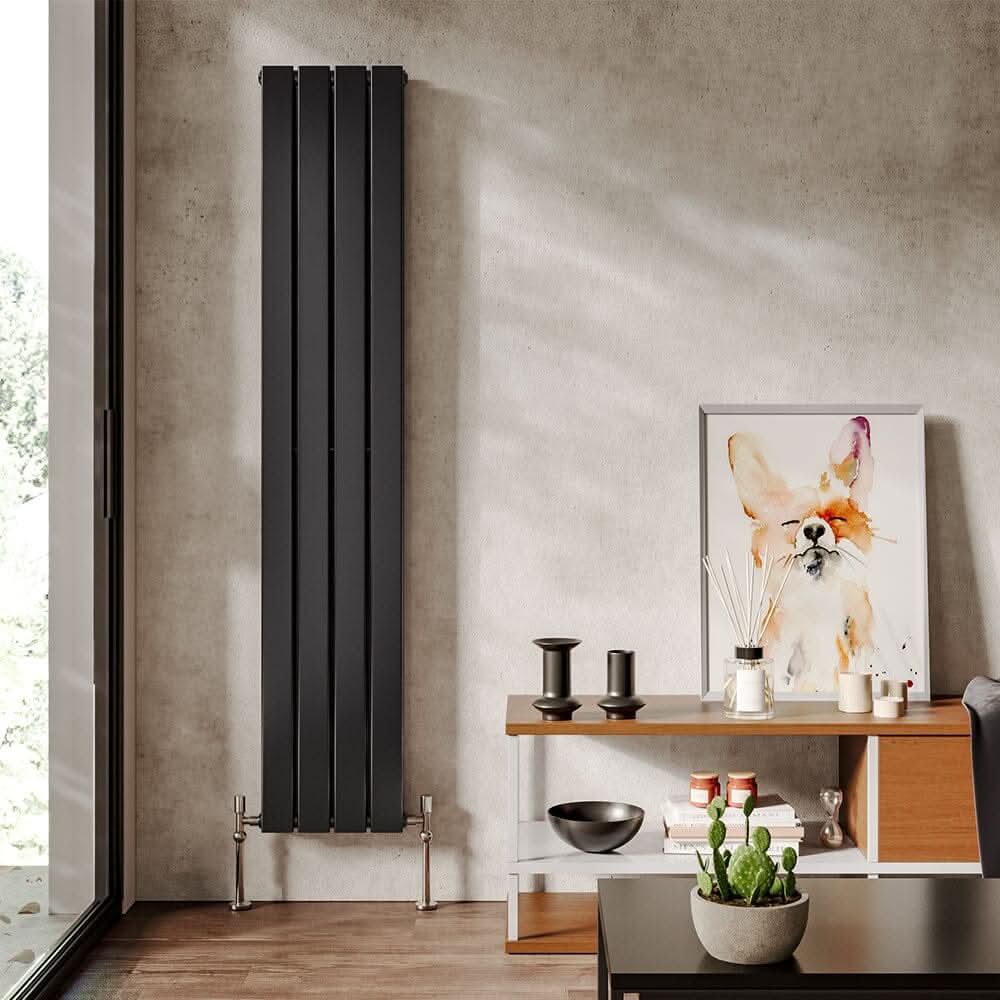 160cm H Smoke Vertical Radiator Double Panel