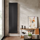 H 1.6m Vertical Panel Heater Electric Radiator with Double Panels Space Heaters Living and Home 6 Columns 