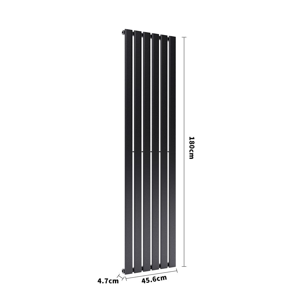 H 1.8m Vertical Panel Heater Tall Radiator with Single Panel Space Heaters Living and Home 