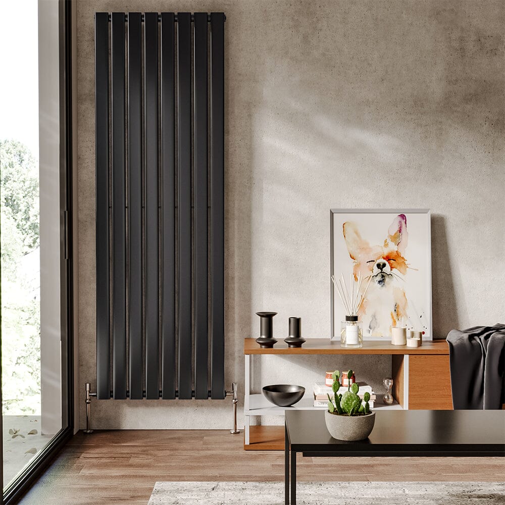 6ft Vertical Single Panel Radiator Anthracite Space Heater