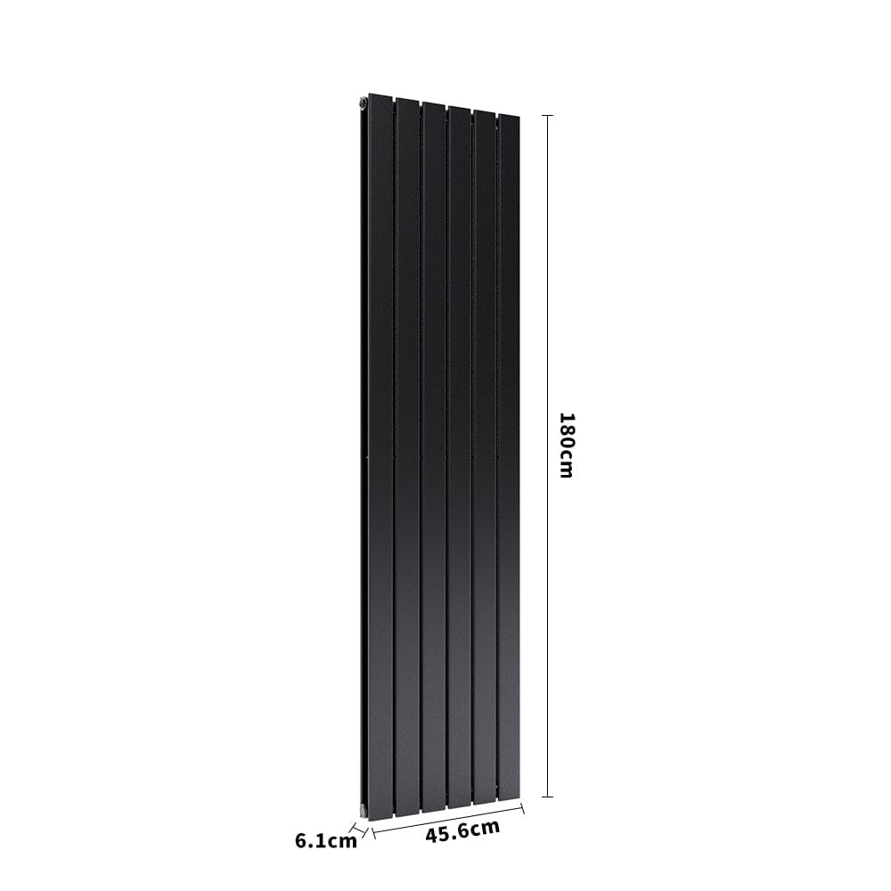 H 1.8m Vertical Panel Heater Tall Radiator with Double Panels Space Heaters Living and Home 