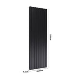 H 1.8m Vertical Panel Heater Tall Radiator with Double Panels Space Heaters Living and Home 