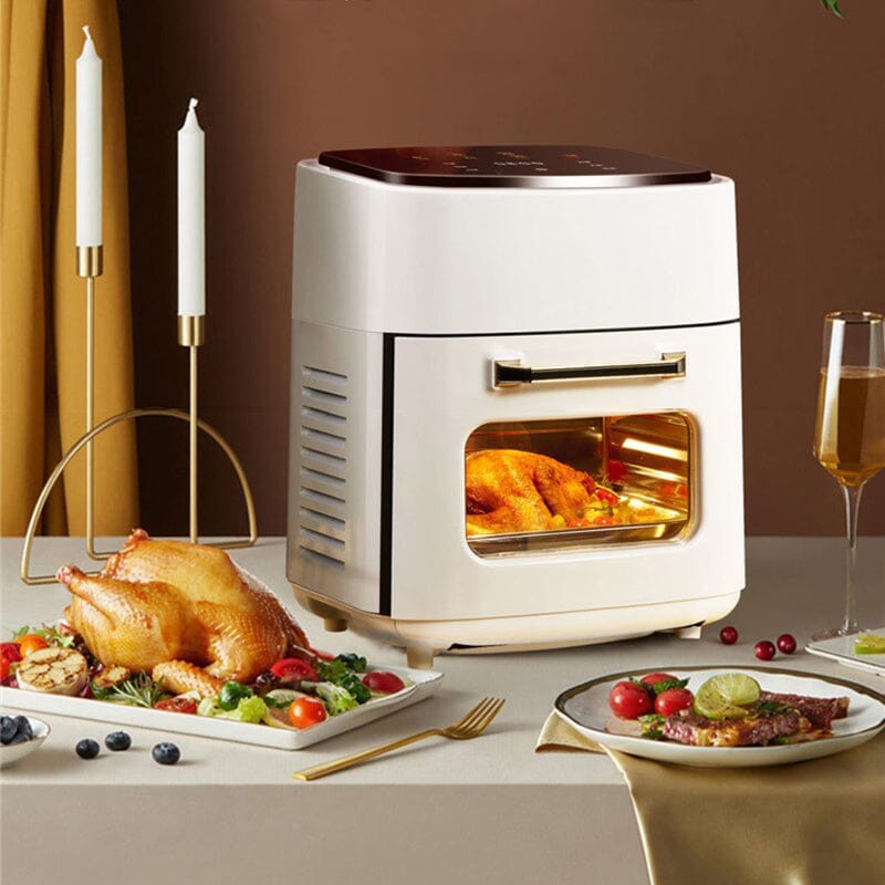1400W Large Kitchen Air Fryer 15L Kitchen Appliances Living and Home Black 
