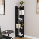 5 Tier Bookshelf Shelf Storage Shelving Unit Corner Rack Display Stand Shelves & Racks Living and Home 