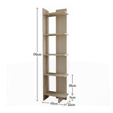 5 Tier Bookshelf Shelf Storage Shelving Unit Corner Rack Display Stand Shelves & Racks Living and Home 