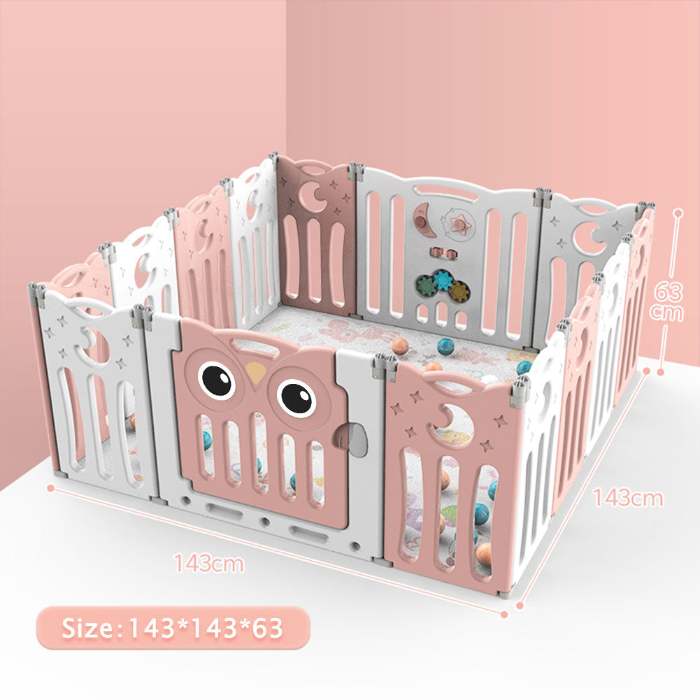 Pink play yard hot sale