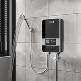 8KW Bathroom Electric Instant Hot Water Heater Tankless with Shower Kit