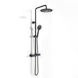 Round Shower Column Triple Function Shower Mixer Set Bathroom Shower Living and Home 