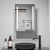 Rectangle LED Illuminated Bathroom Mirror Cabinet (23.62Inch) Bathroom Mirror Cabinets Living and Home 