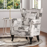 Butterfly Wingback Armchair Armchair Living and Home 