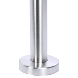 Silver Floor Mount Stainless Steel Handrail for Slopes and Stairs Living and Home 