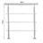 Silver Floor Mount Stainless Steel Handrail for Slopes and Stairs Living and Home 