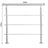 Silver Floor Mount Stainless Steel Handrail for Slopes and Stairs Living and Home 