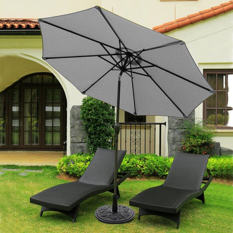 crank and tilt patio umbrella uk 3M Sunshade Parasol Backyard Garden Tilt Umbrella with Crank – Living and Home