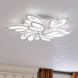 Petal Modern LED Ceiling Light Dimmable/Non-Dimmable (Version C) Ceiling Lights Living and Home W 74 x L 74 cm Non-dimmable 