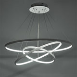 Modern LED Pendant with 3 Circle Rings - Dimmable Pendant Living and Home Non-Dimmable 