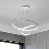 Modern LED Pendant with 3 Circle Rings - Dimmable Pendants Living and Home 