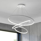 Modern LED Pendant with 3 Circle Rings - Dimmable Pendants Living and Home 