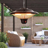 Patio Heater Ceiling Hanging Lamp 500/1000/1500W Remote Control Adjustable