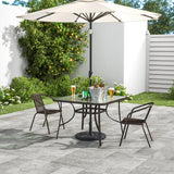 3/5pcs Garden Patio Dining Set Outdoor Furniture Garden Dining Sets Living and Home 