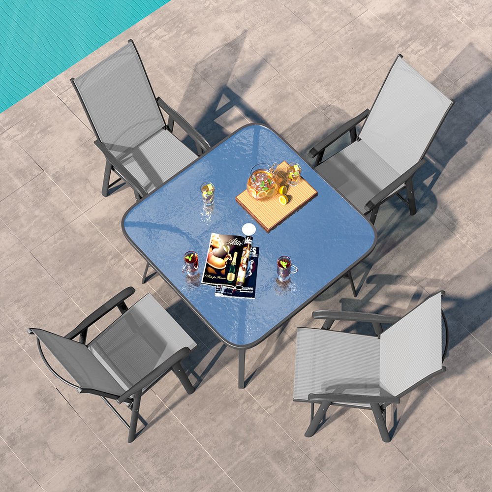 3/5pcs Garden Patio Dining Set Outdoor Furniture Garden Dining Sets Living and Home 