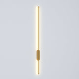 Modern Gold Aluminum Linear LED Wall Lighting Fixture 100cm Wall Lamps Living and Home 