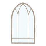 Decorative Metal Arched Garden Window Mirror Garden Mirrors Living and Home 