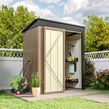Garden Steel Shed for Outdoor, Patio, Back Yard Tool Storage Garden storage Living and Home W 94 x L 160.5 x H 180 cm 