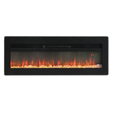 1800W Freestanding Electric Fireplace Insert Wall Mounted Electric Heater Remote Control Fireplaces Living and Home 