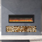 1800W Electric Fireplace Wall Mounted Heater with Overheat Protection Wall Mounted Fires Living and Home 