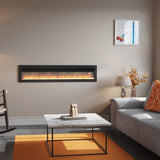 1800W Electric Fireplace Wall Mounted Heater with Overheat Protection Wall Mounted Fires Living and Home 
