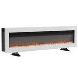 1800W Electric Fireplace Wall Mounted Heater with Overheat Protection Wall Mounted Fires Living and Home 